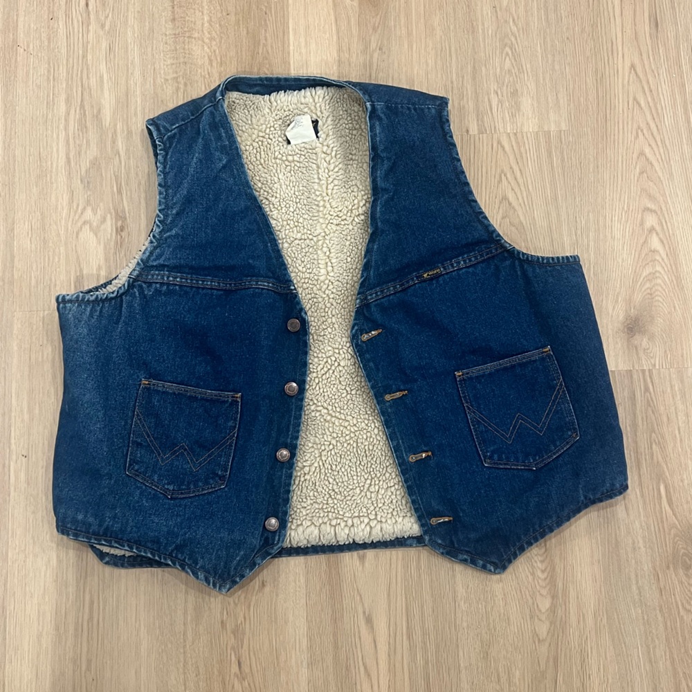 Men’s Blue Denim Vest